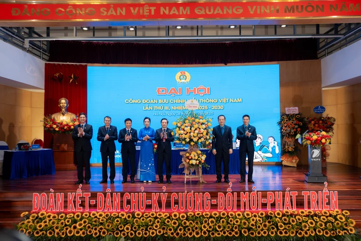 Đại hội Công đoàn VNPT lần thứ III: Hướng tới hạnh phúc người lao động và phát triển bền vững Tập đoàn- Ảnh 5.