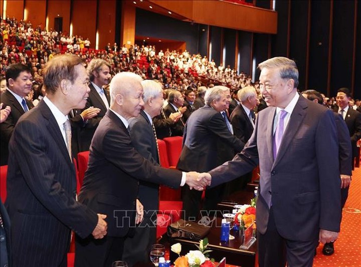 Tổng Bí thư Tô Lâm: Ngành Khoa học và Công nghệ tiếp tục tiên phong đưa Việt Nam vững bước đi lên - Ảnh 3.