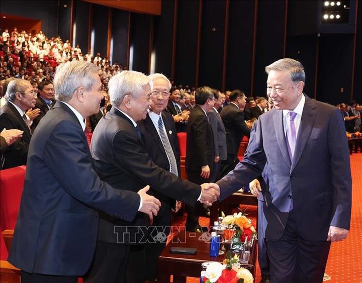 Tổng Bí thư Tô Lâm: Ngành Khoa học và Công nghệ tiếp tục tiên phong đưa Việt Nam vững bước đi lên - Ảnh 4.